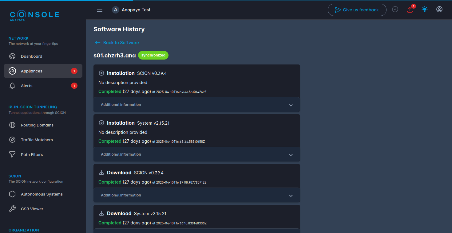 Software Management History
